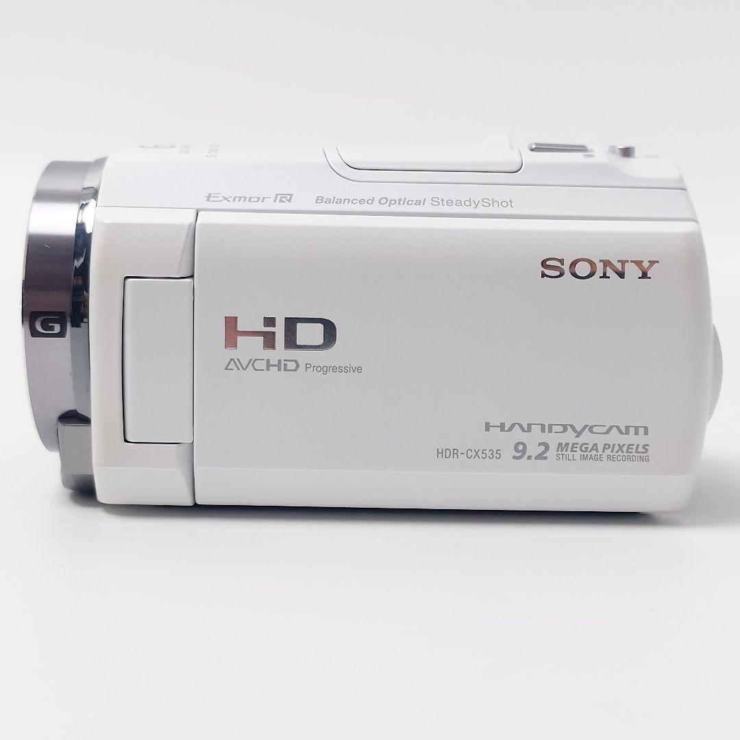 美品■SONY Handycam ハンディカム HDR-CX535 ホワイト