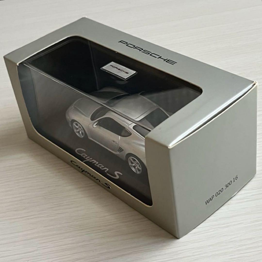 ポルシェ Cayman S シルバーミニカー