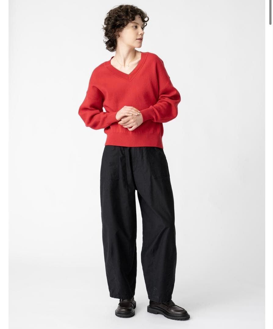 ほぼ新品RHCロンハーマン ワイド ミリタリー パンツ ブラック