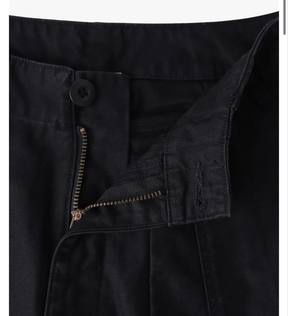 ほぼ新品RHCロンハーマン ワイド ミリタリー パンツ ブラック