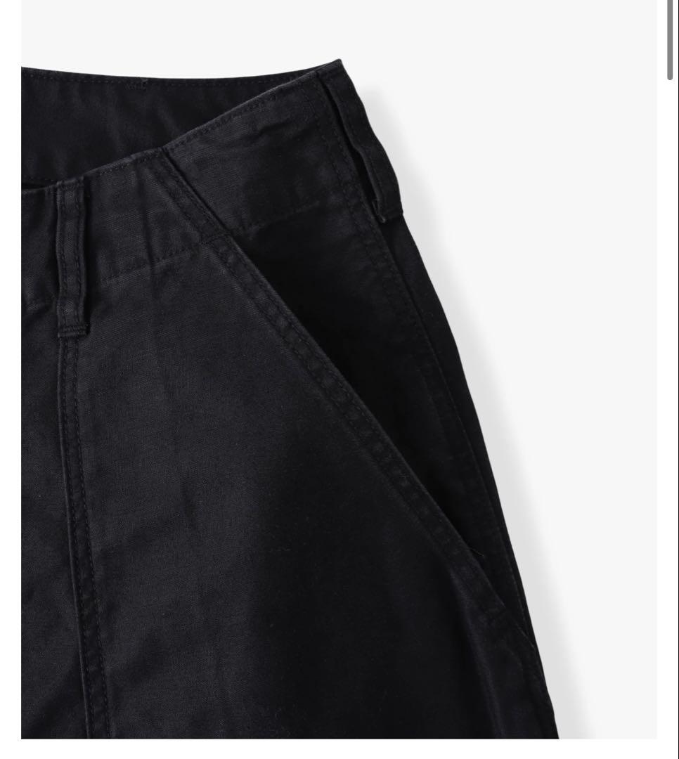 ほぼ新品RHCロンハーマン ワイド ミリタリー パンツ ブラック