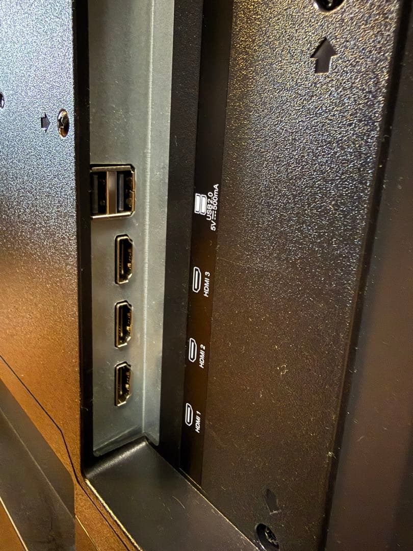 チューナーレス液晶テレビ 50インチ HDMIポート3つ