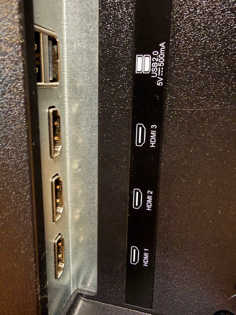 チューナーレス液晶テレビ 50インチ HDMIポート3つ