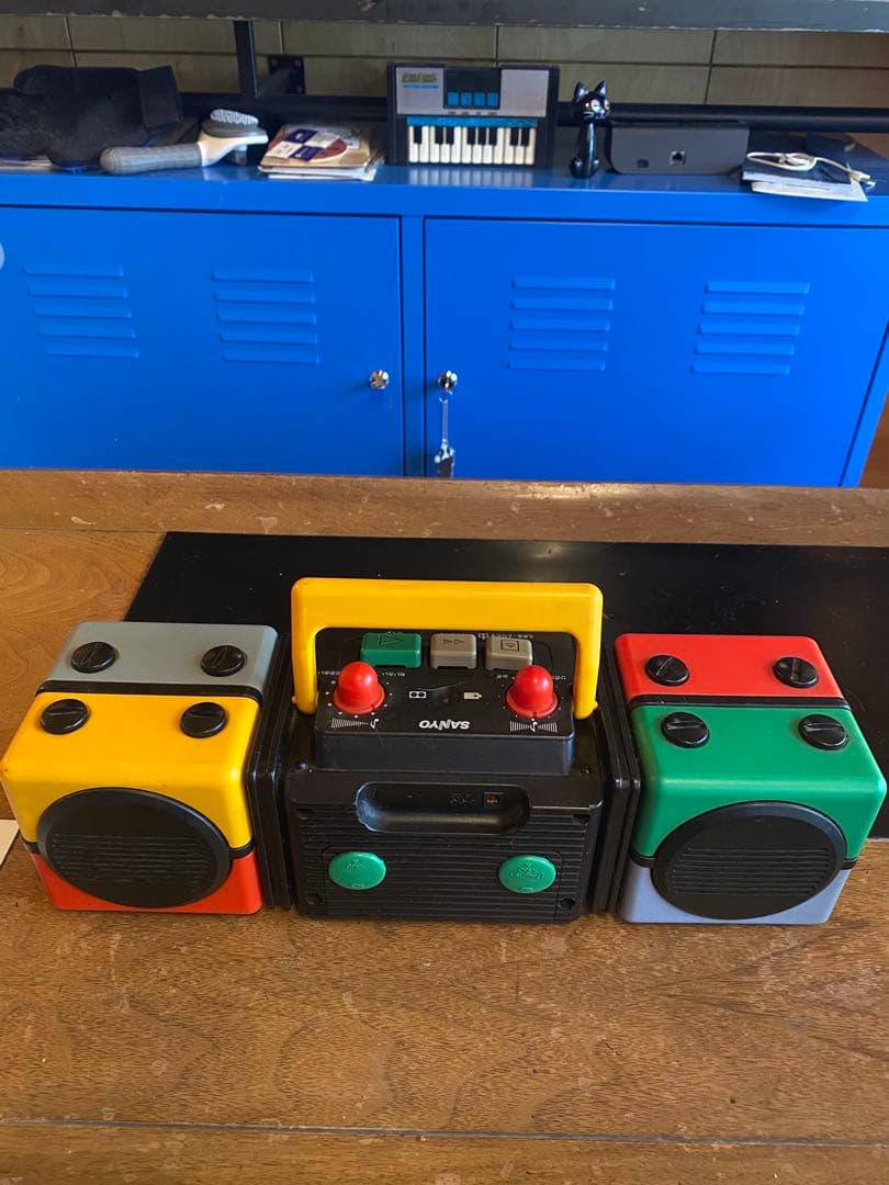 ROBO スピーカー付きカッセットデッキ