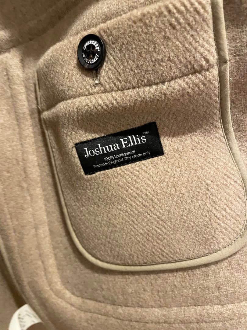 極美品 INVERTERE ウールヘリンボーン ロング ダッフルコート 90’s