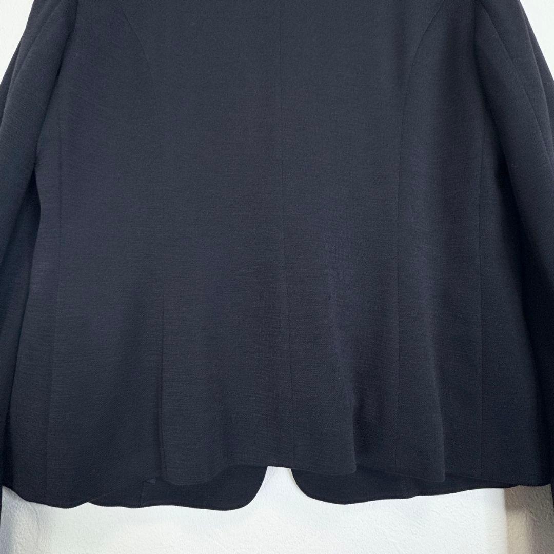 Reflect大きいサイズ ウール混生地 匠ジャケット 黒