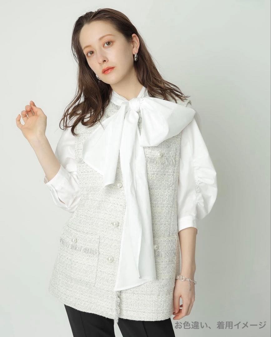 Arpege story アルページュストーリー パールツイード ジレ ベスト