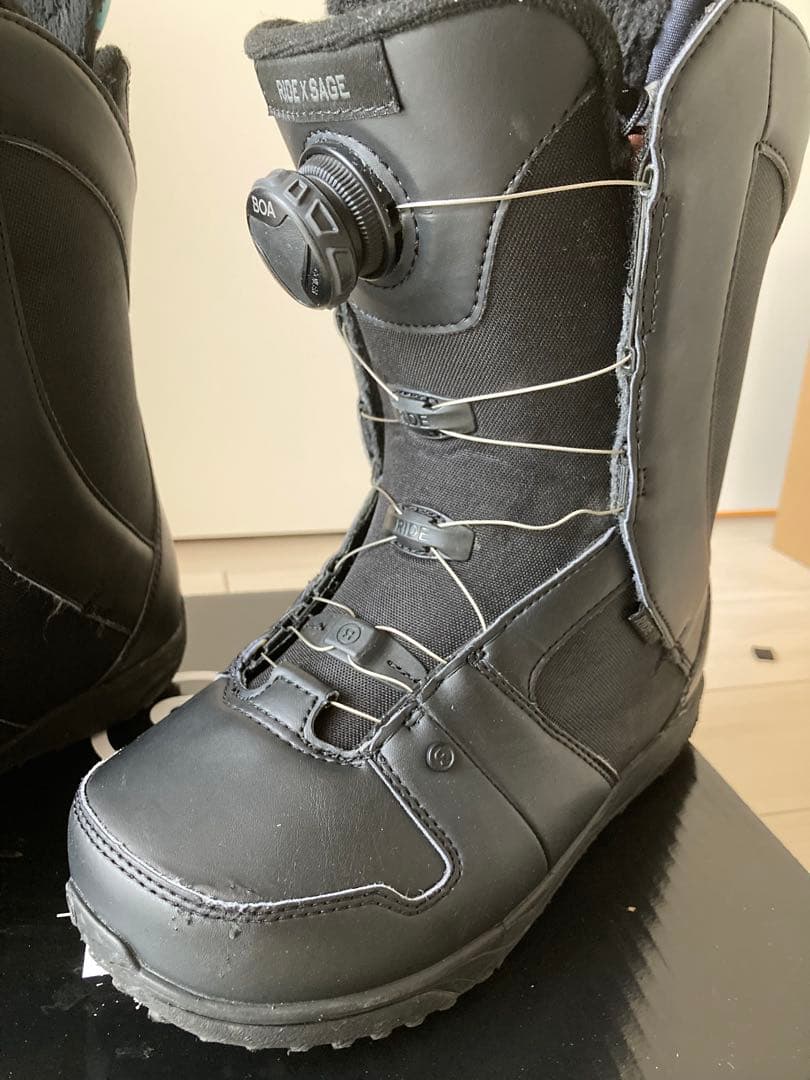 RIDE SAGE スノーボードブーツ ブラック女性用24.5cm