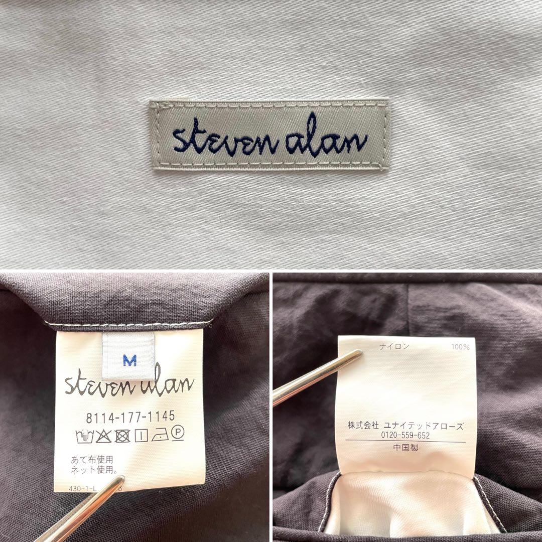 【極美品】Steven Alan 1タック ワイド スラックス パンツ M