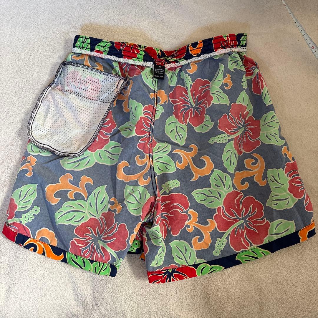 patagonia ハイビスカス柄 バギーズ ショーツ 90s Mアロハ