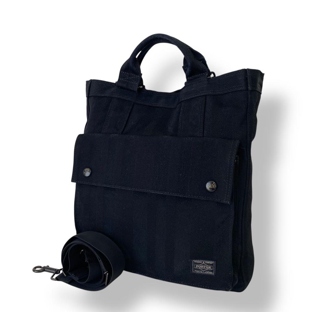 美品　ポーター　タンゴ　2way A4可　ショルダーバッグ　斜めがけ　黒