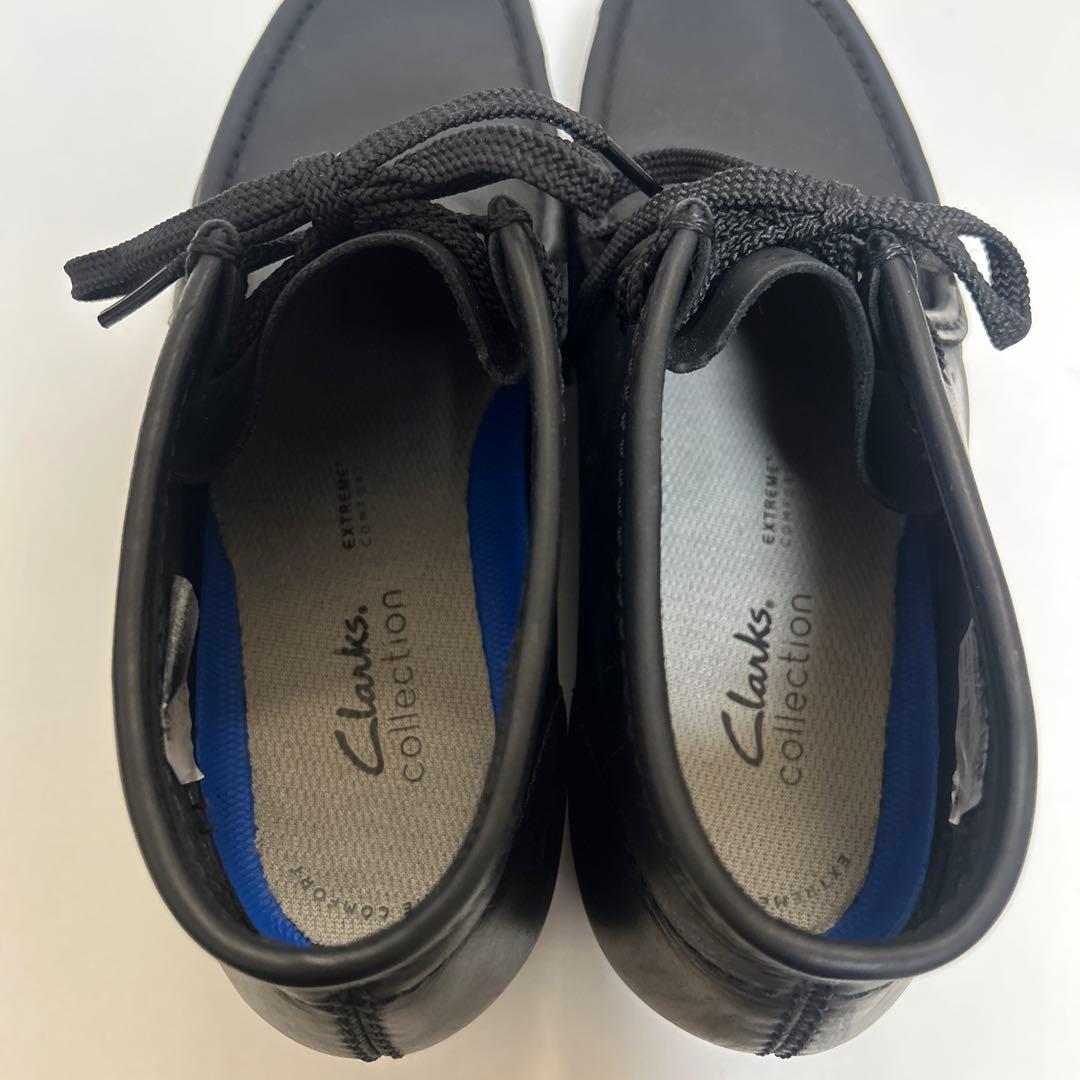 Clarks ワラビーブーツ オールレザー　UK62/1（25cm）ブラック