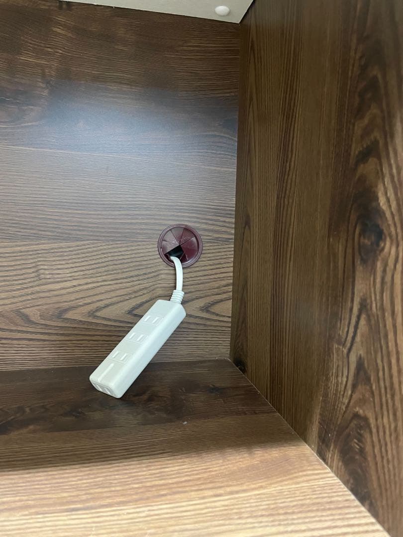 【Shin shin】木製食器棚 ダークブラウン 180×120