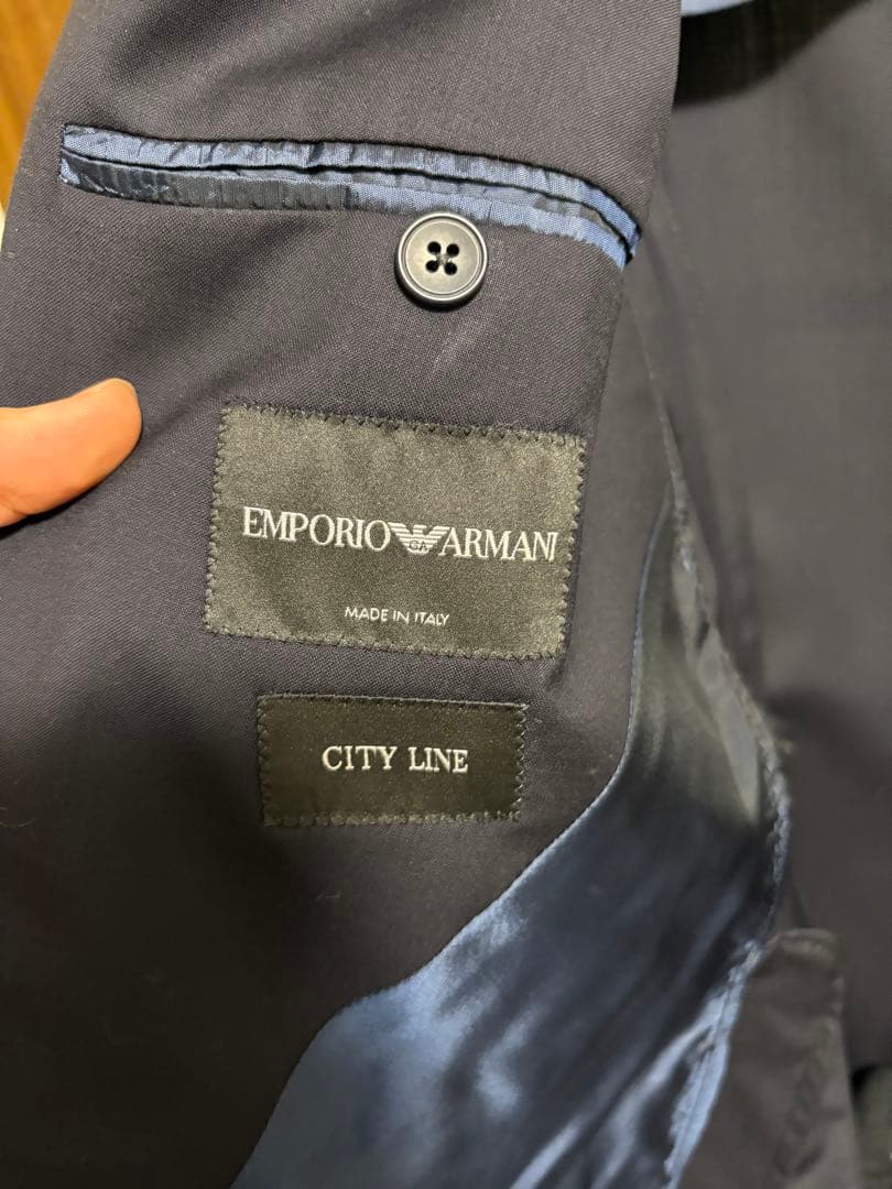 Emporio Armani CITY LINE ネイビー　値下げしました！
