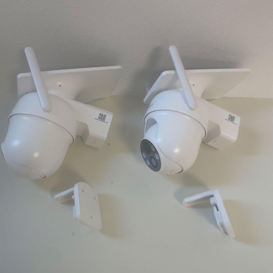 ANRAN 防犯カメラ 2台セット ホワイト