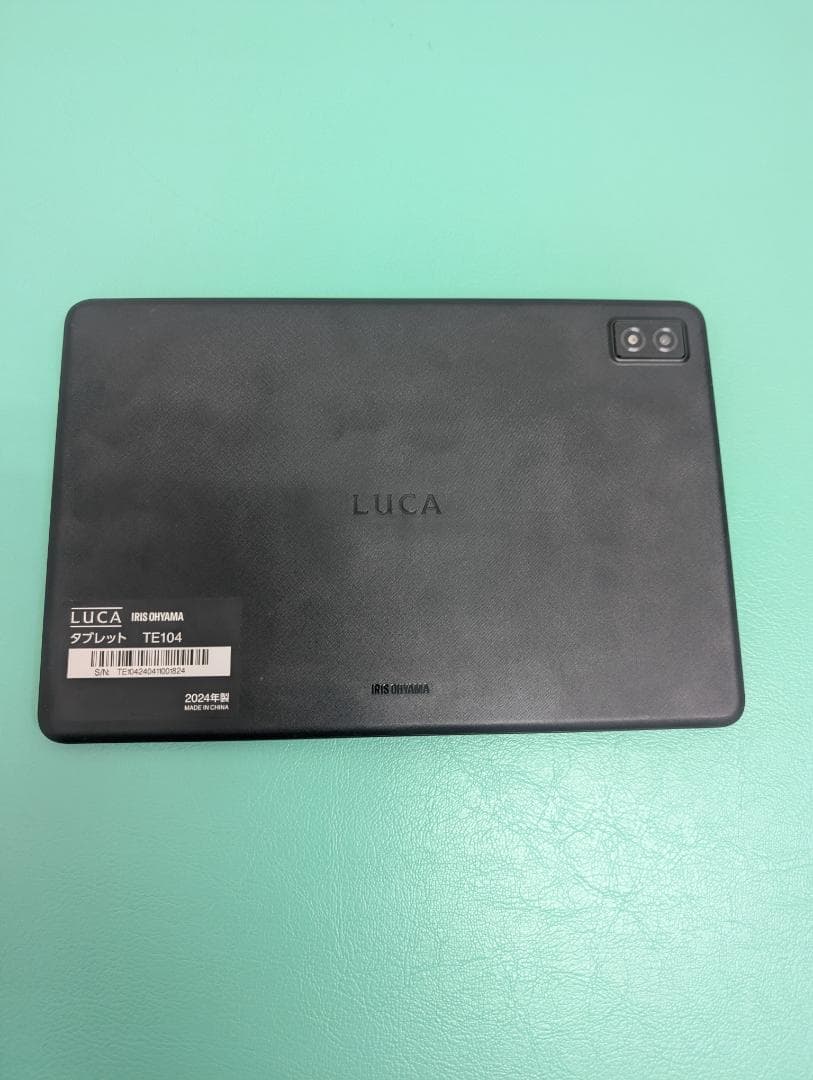 【美品】アイリスオーヤマ10.1インチタブレットLUCA TE104M4V1-B