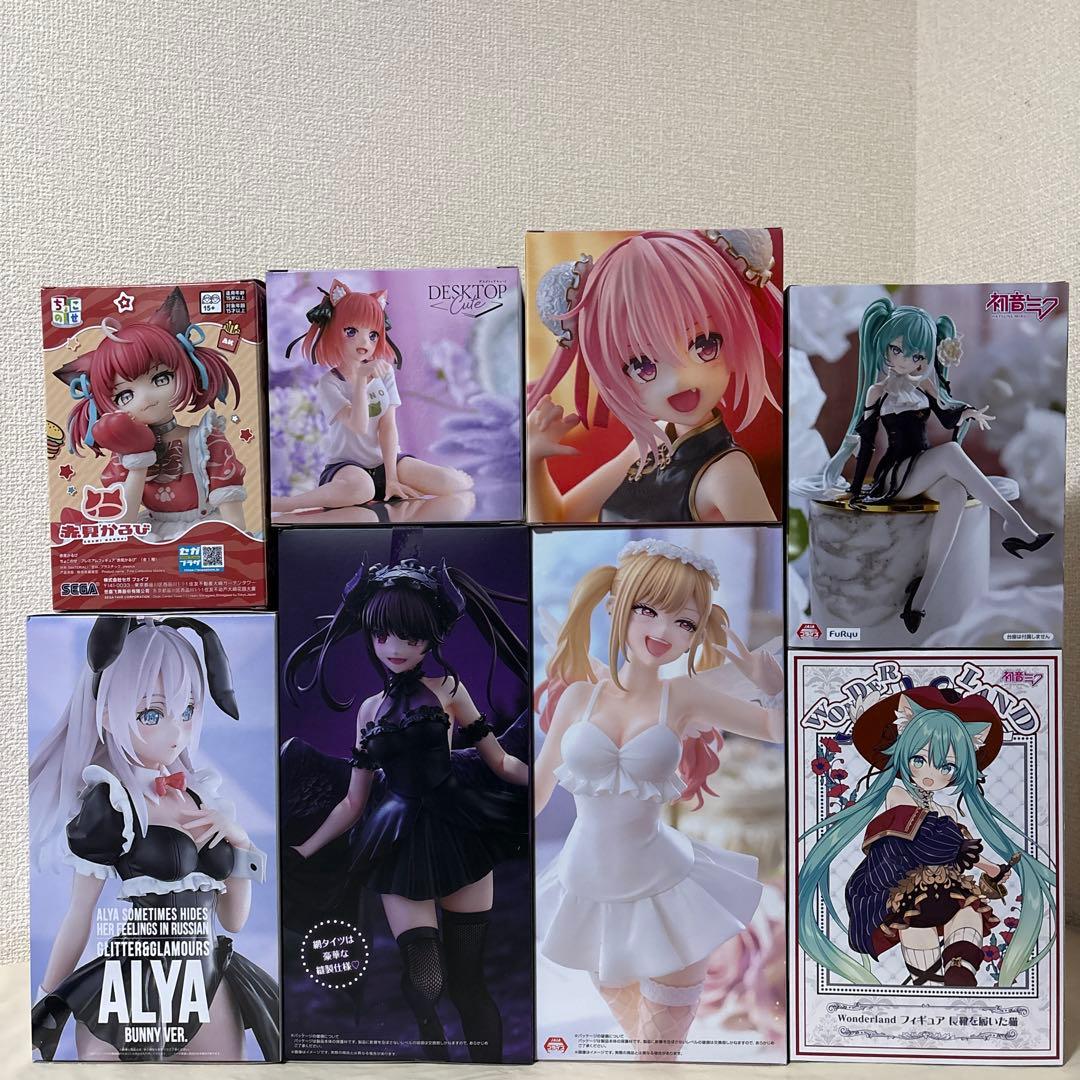 【新品未開封】美少女フィギュアまとめ売り合計8点
