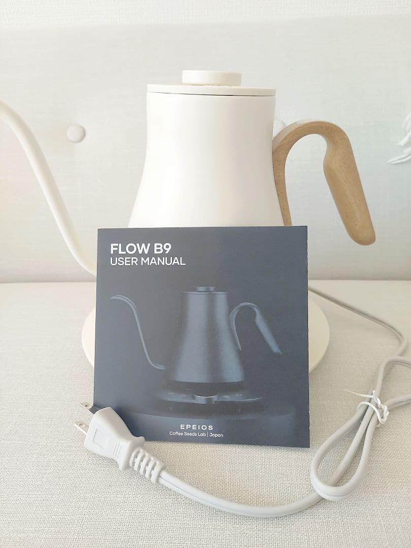 FLOW B9 電気ケトル ホワイト