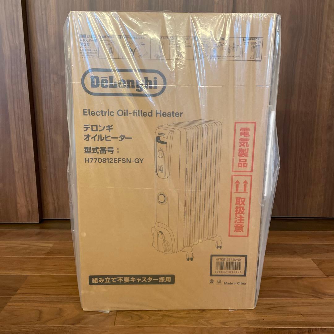 週末タイムセール！　デロンギ　オイルヒーター　H770812EFSN-GY