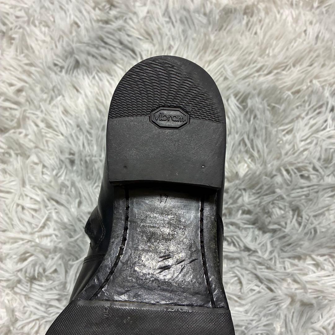 【良品】SAINT LAURENT PARIS 本革 サイドジップ 41