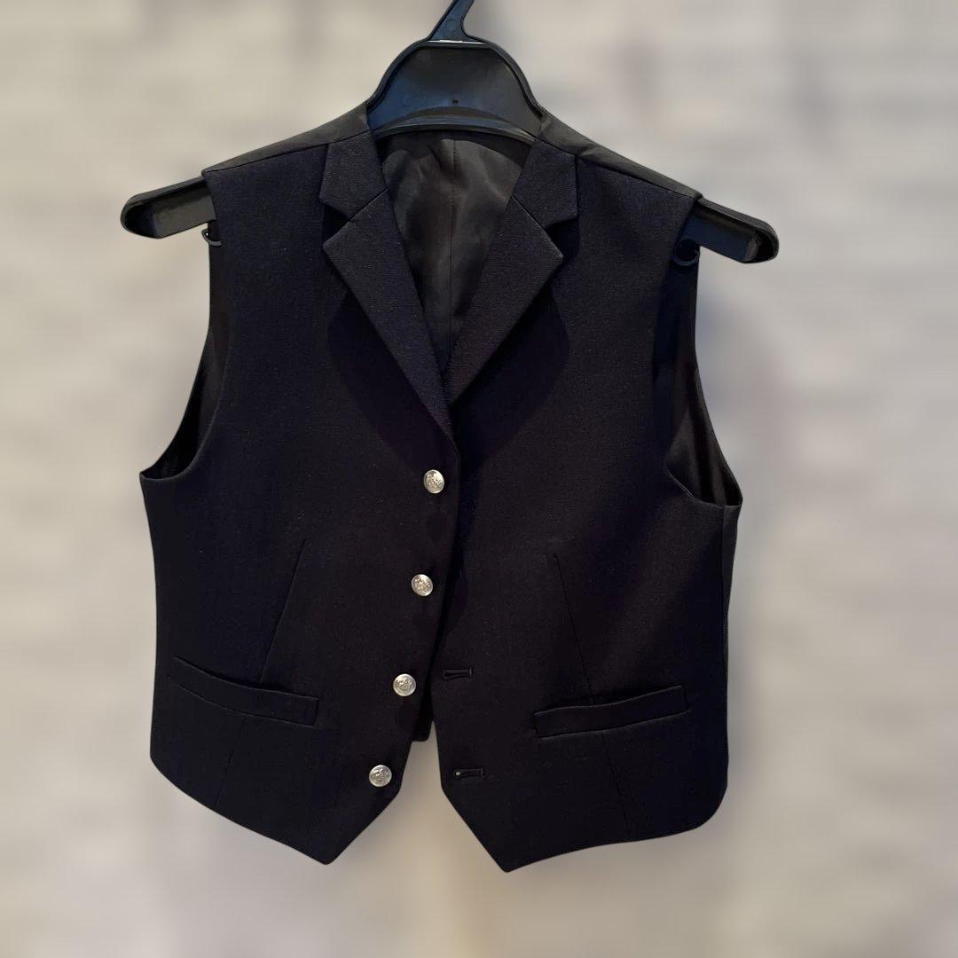 美品ワンダーファクトリー フォーマルスーツセット150 6点+蝶ネクタイ付