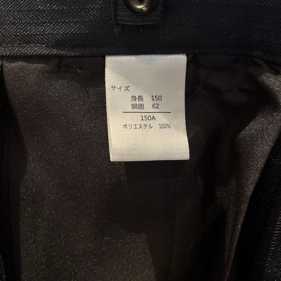 美品ワンダーファクトリー フォーマルスーツセット150 6点+蝶ネクタイ付