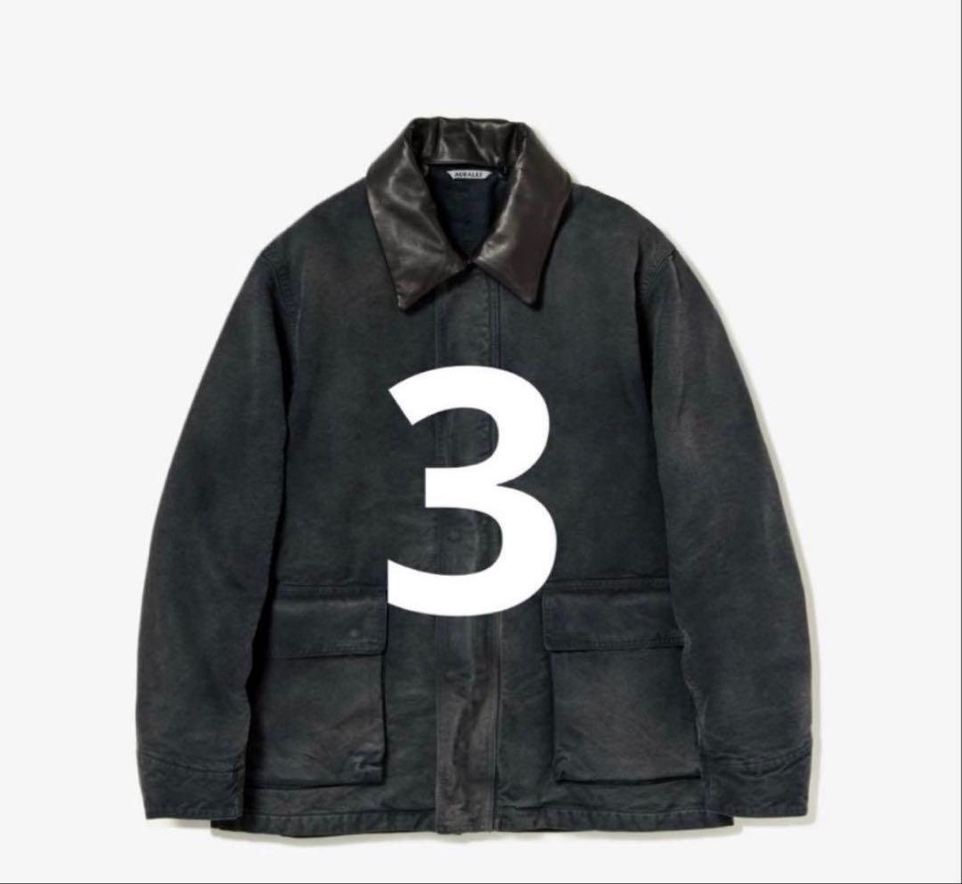 【3】AURALEE ORGANIC COTTON DUCK BLOUSON