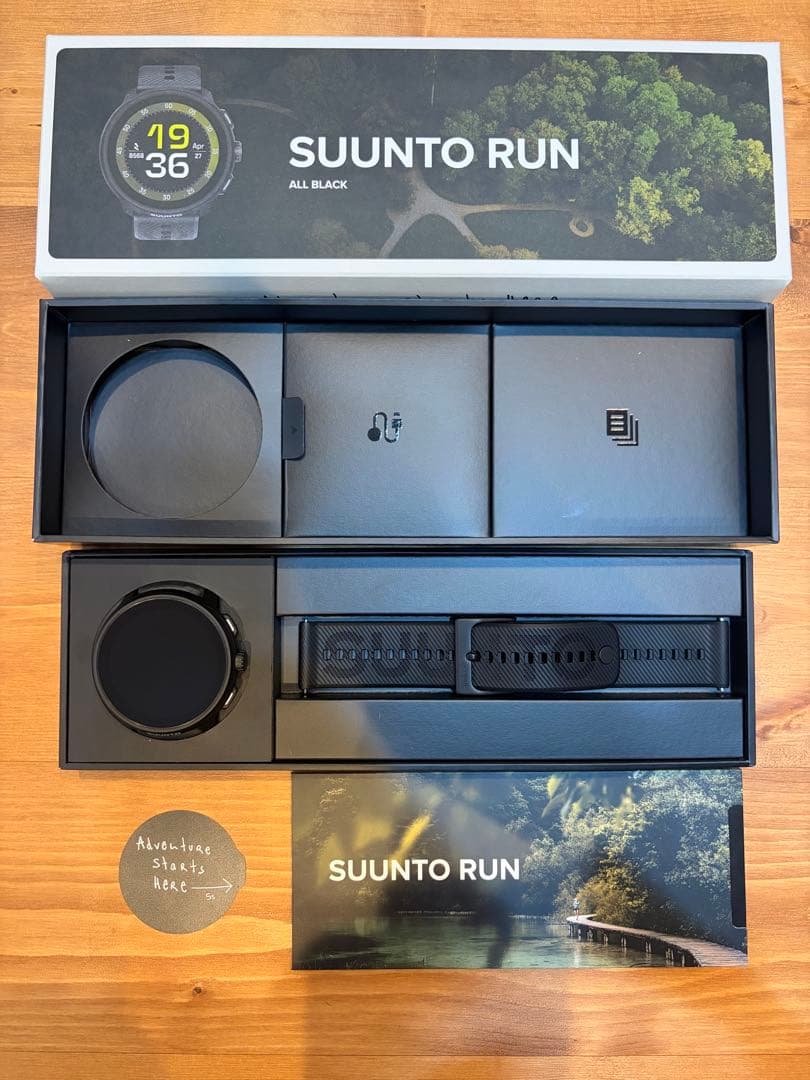 SUUNTO RUN 腕時計(デジタル) ALL BLACK スント