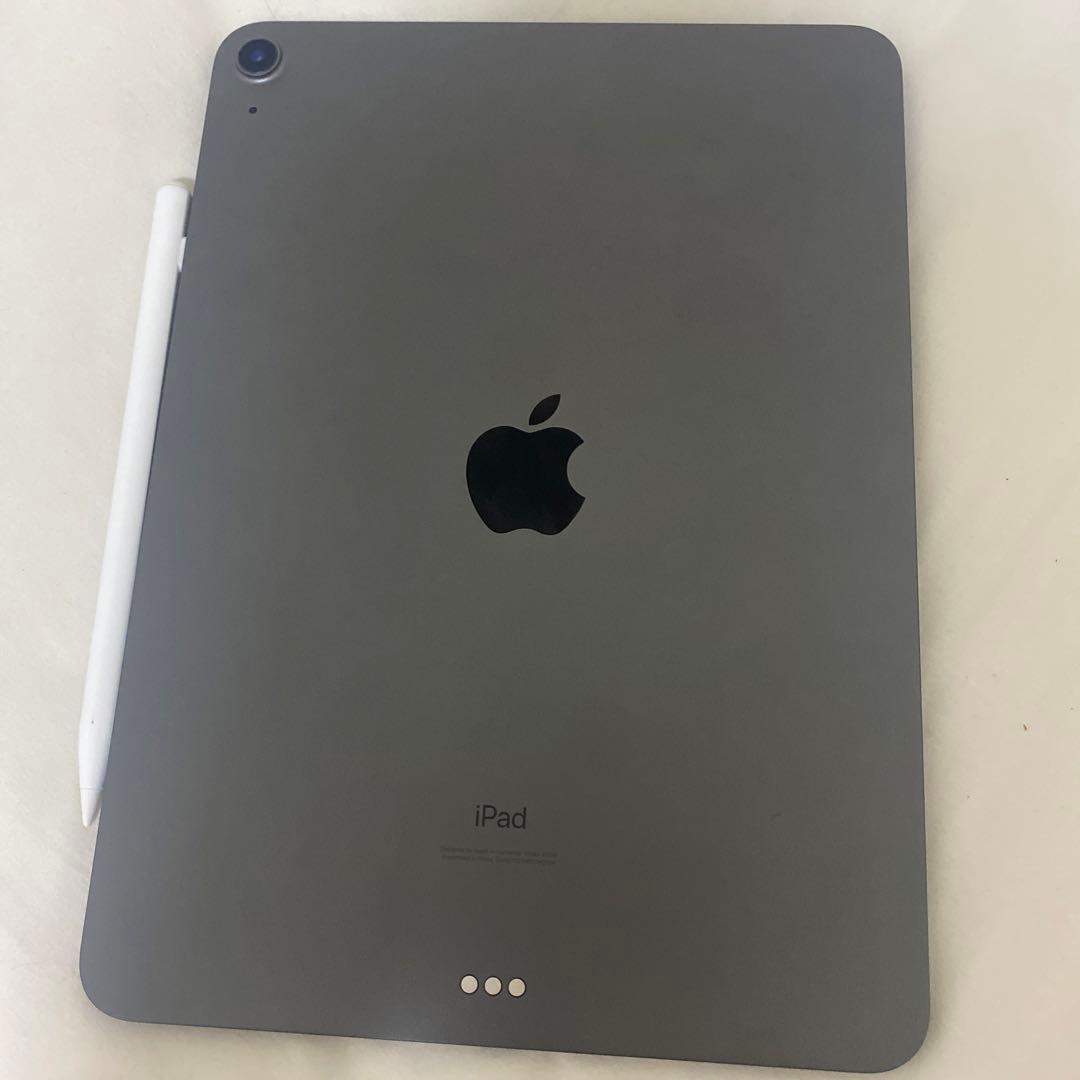 Apple iPad Air 第4世代64GBスペースグレー ペンシル付き
