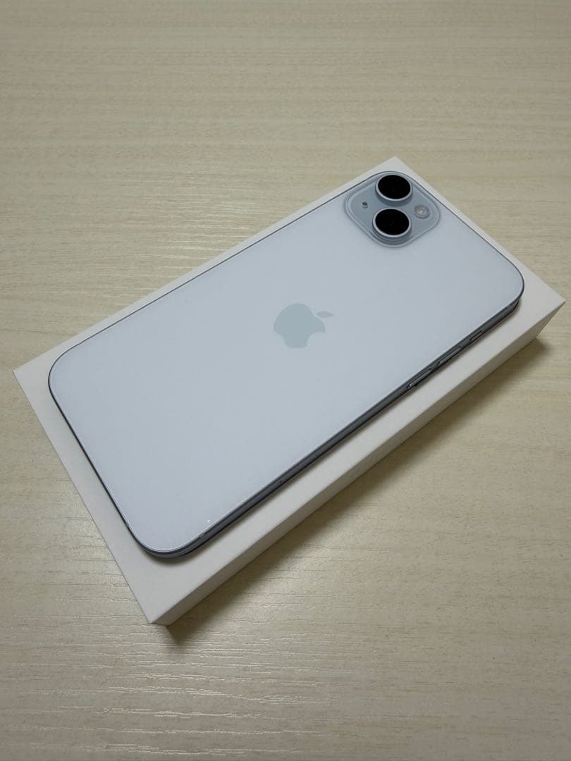 【美品】iPhone15Plus 256GB ブルー SIMフリー