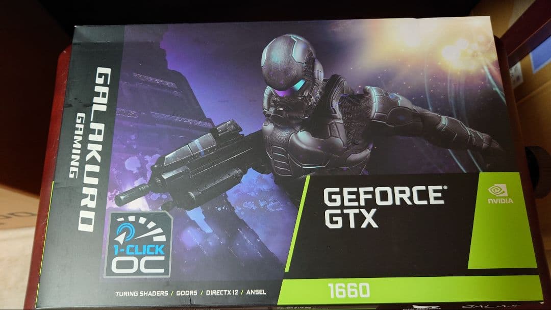 GALAKURAD GeForce GTX 1660 OC　動作未確認品