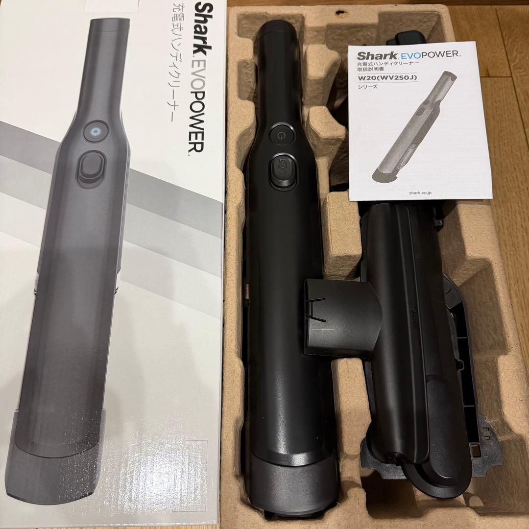 【ほぼ新品】シャークWV250J Shark EVOPOWER 掃除機　ブラック