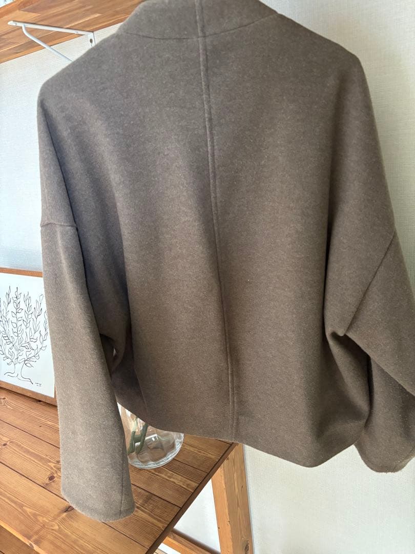 のーこ【2023AW】SHIPS パイピング デザイン ジップ ブルゾン