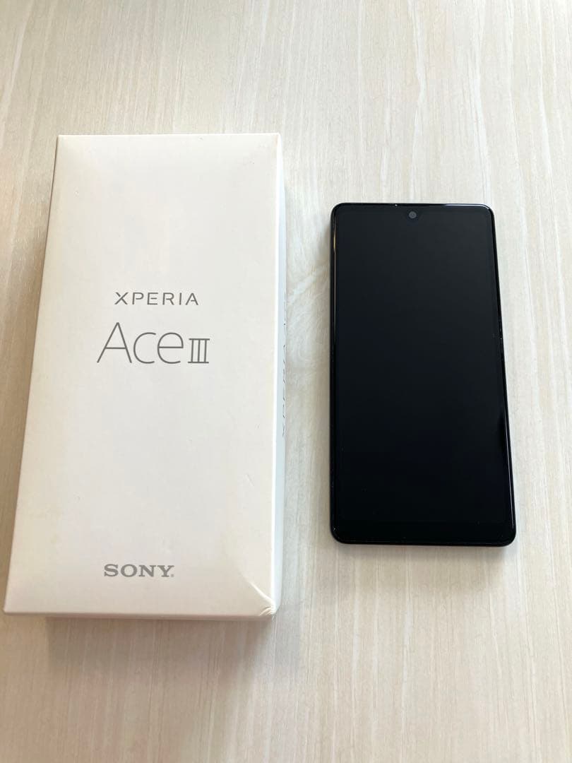 【中古美品】Xperia ACE III A203SO ブラック
