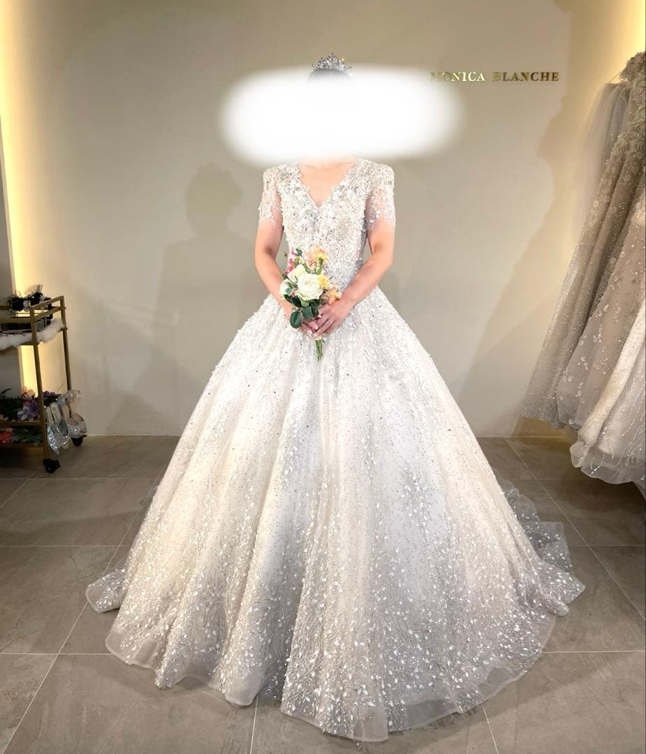 韓国ビジュドレス MONICA BLANCHE グリッタードレス