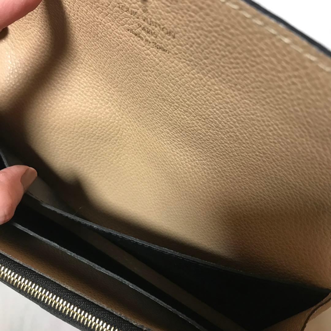 Louis Vuitton ブラック レザー 長財布