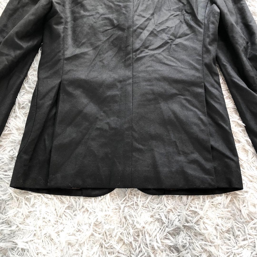 De Petrillo【M】タグ付き 金ボタン テーラードジャケット 黒 伊製