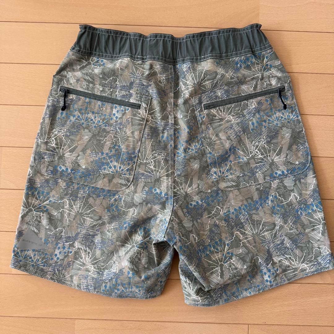 and wander アンドワンダー ショットパンツ＋帽子　２点セット　日本製