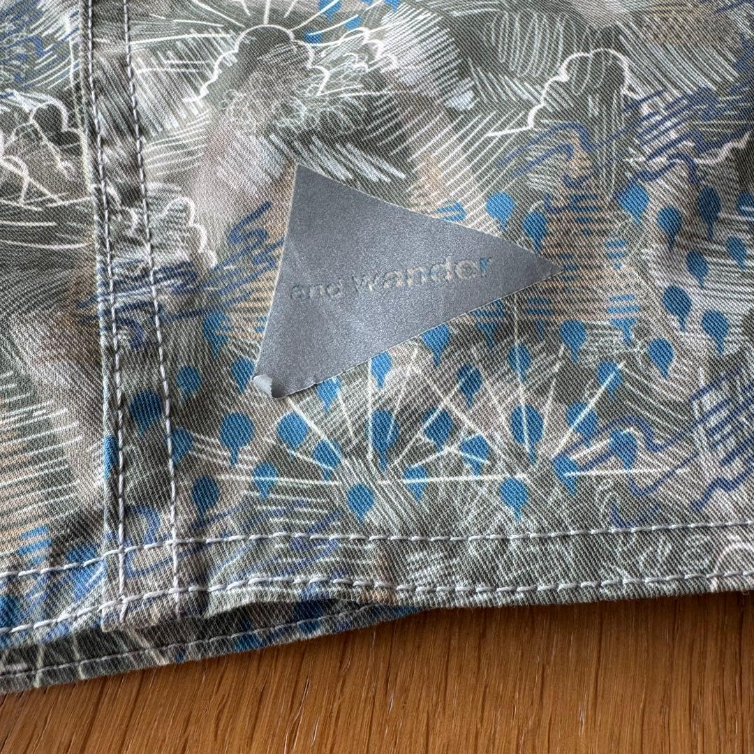 and wander アンドワンダー ショットパンツ＋帽子　２点セット　日本製