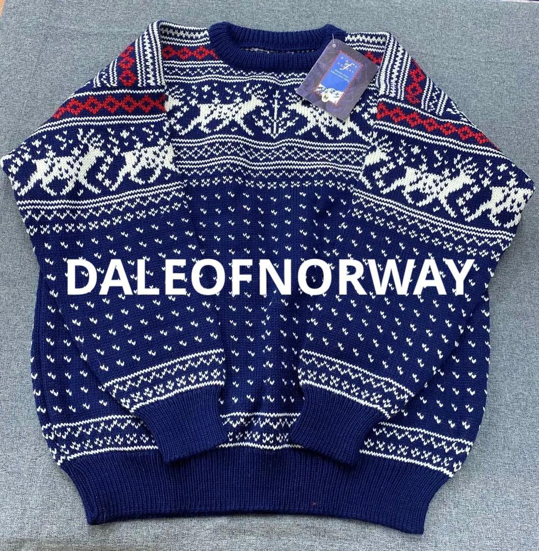 N434◯ 新品 DALEOFNORWAY ノルディック柄 ニット L