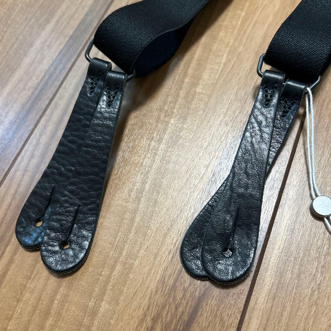 COMOLI コモリブラック サスペンダー