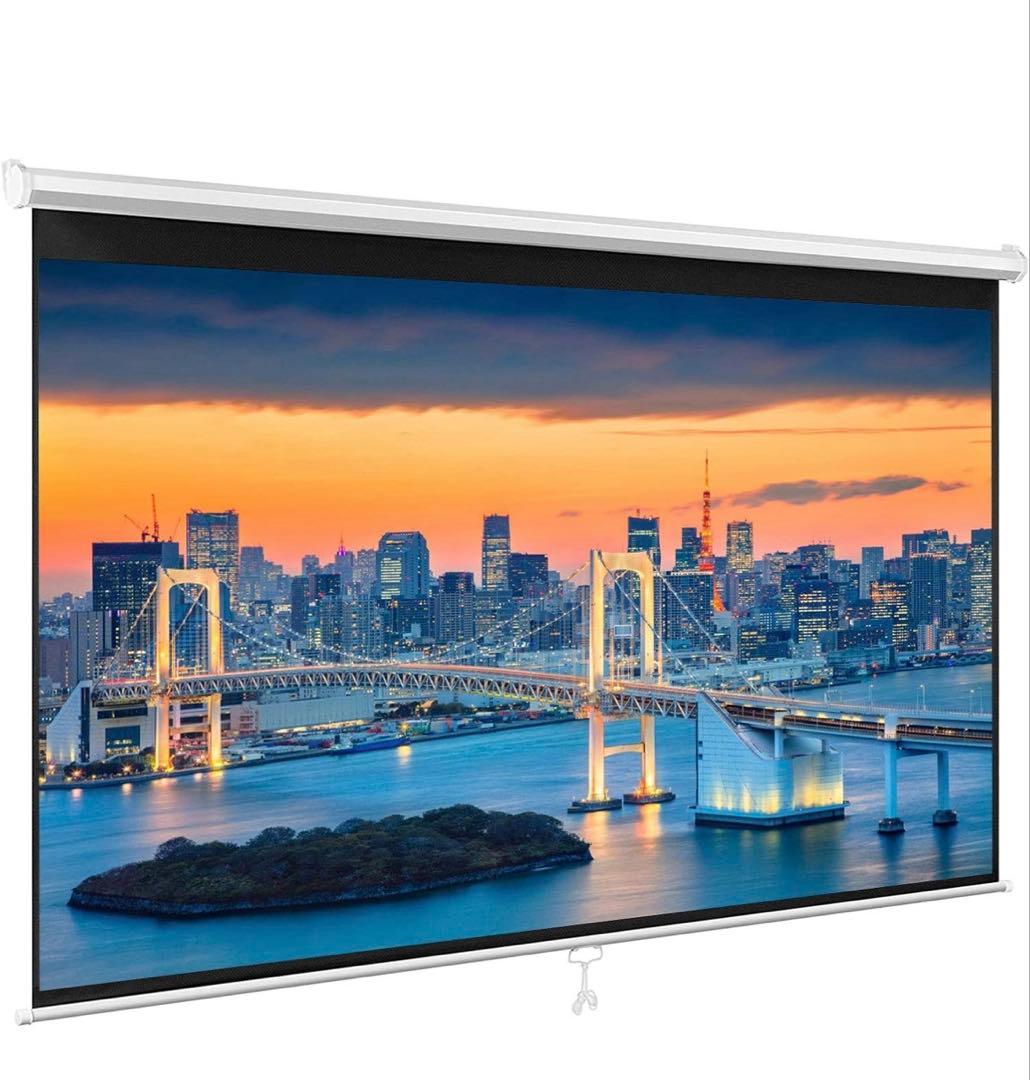 【美品】NIERBO 手動吊り下げ 100インチ スクリーン #2