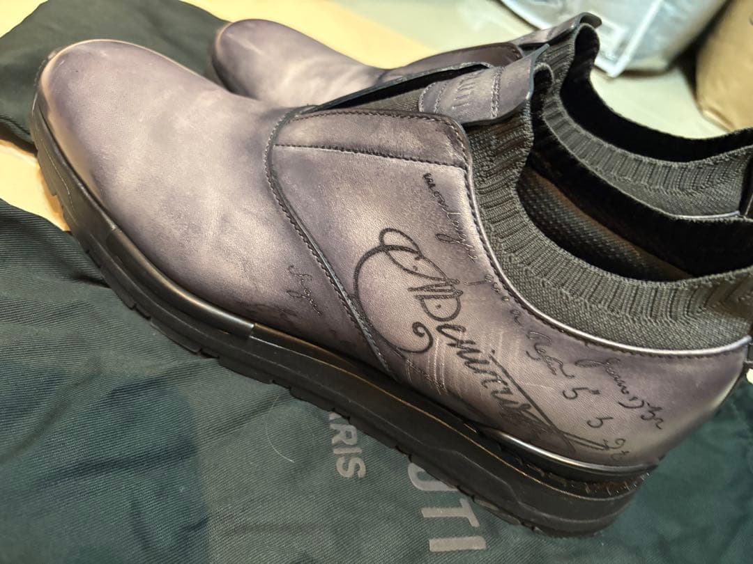 週末限定セールベルルッティ　ファストトラック スリッポン