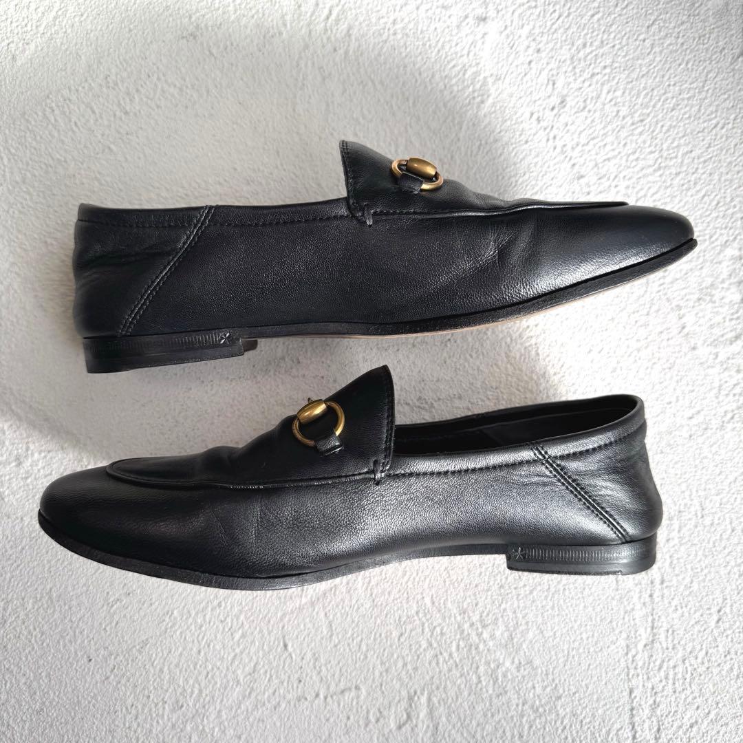 GUCCI グッチ ホースビット ブリクストン ローファー ブラック 35