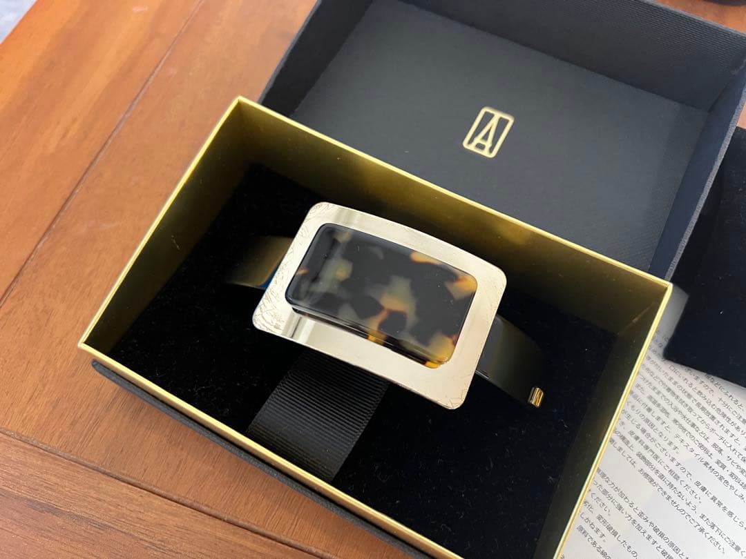 新品！ALEXANDRE DE PARIS トータスシェルバレッタ