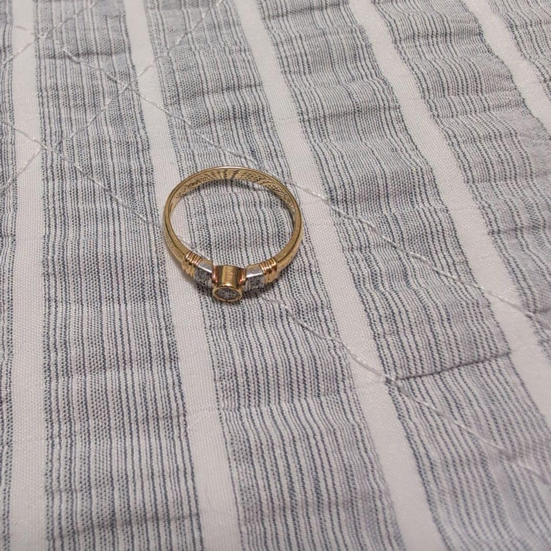 林*柑様 フェイクダイヤ 指輪 10号 プラチナ