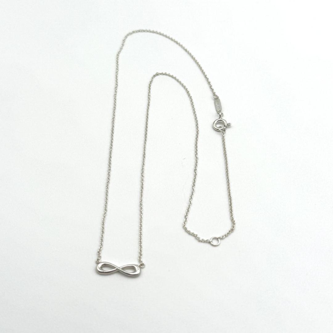 TIFFANY　インフィニティ　ペンダント　シルバーネックレス　Ag925