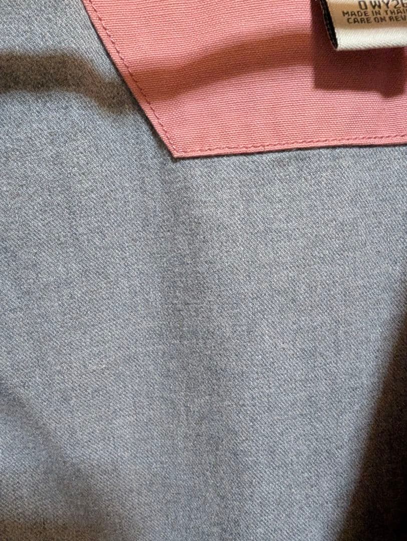 L.L.Bean フィールドコート サーモンピンク コーデュロイ襟付き