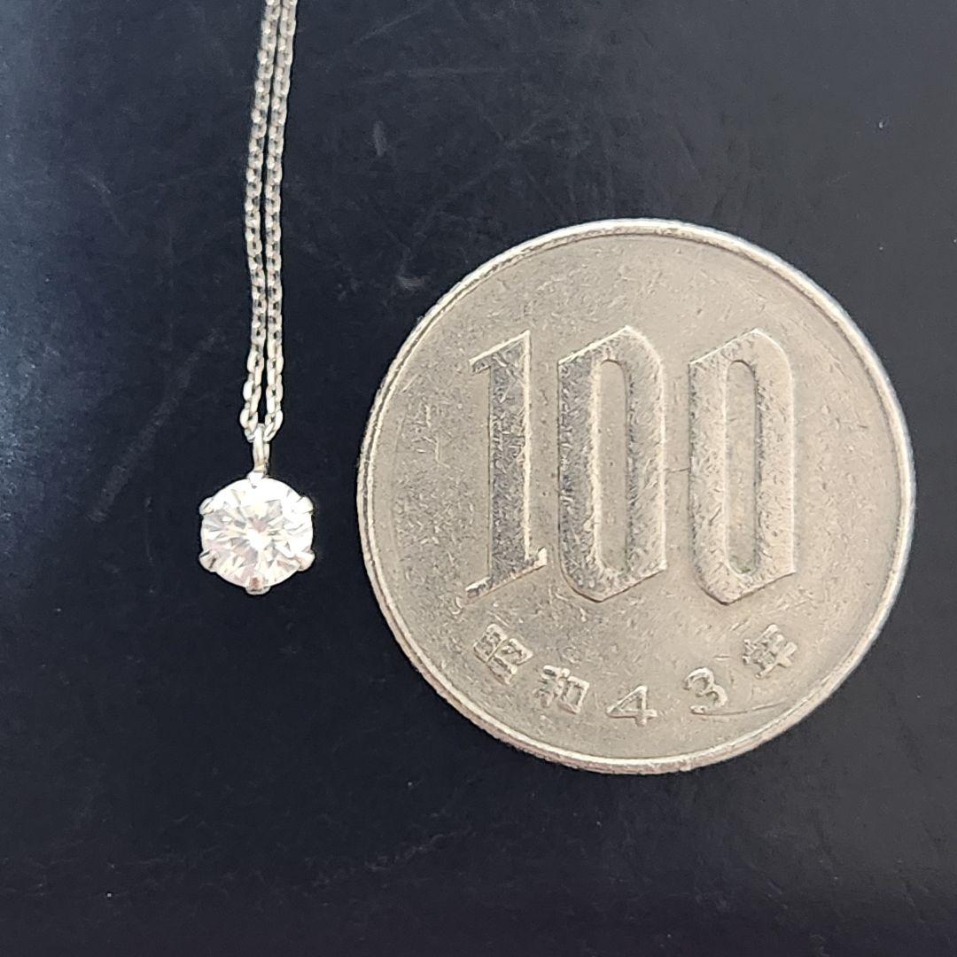 新品 天然ダイヤモンド 0.310ct ネックレス Pt950 Pt850