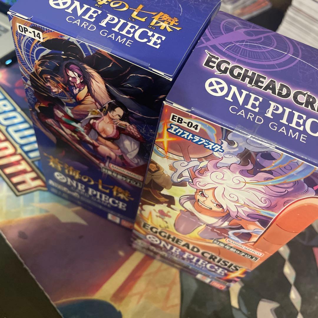 蒼海の七傑 エッグヘッドクライシス 新品未開封 テープ付き ワンピースカード